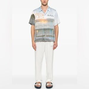 BLUE SKY INN logo-embroidered trousers